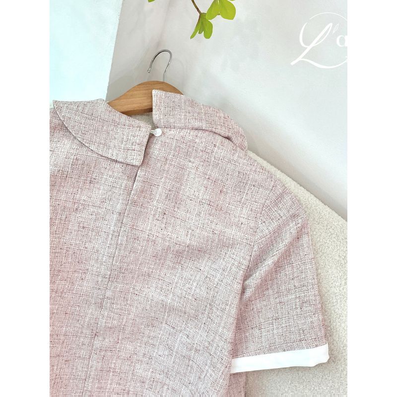 Đầm bầu dự tiệc, Váy thiết kế thu đông Sarah Dress kiểu dáng thanh lịch, chất dạ cao cấp By Lamme