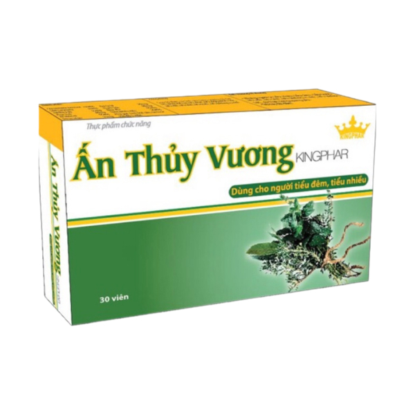 Viên tiểu đêm Ấn Thủy Vương Kingphar 30 viên (Tiểu đêm, tiểu nhiều, gắt, buốt)