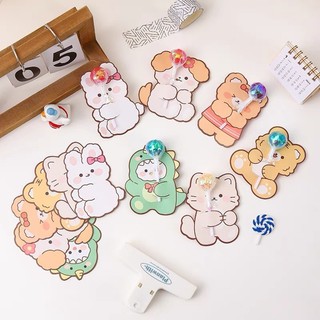 Set thẻ giấy gắn kẹo mút quà tặng sinh nhật giáng sinh noel