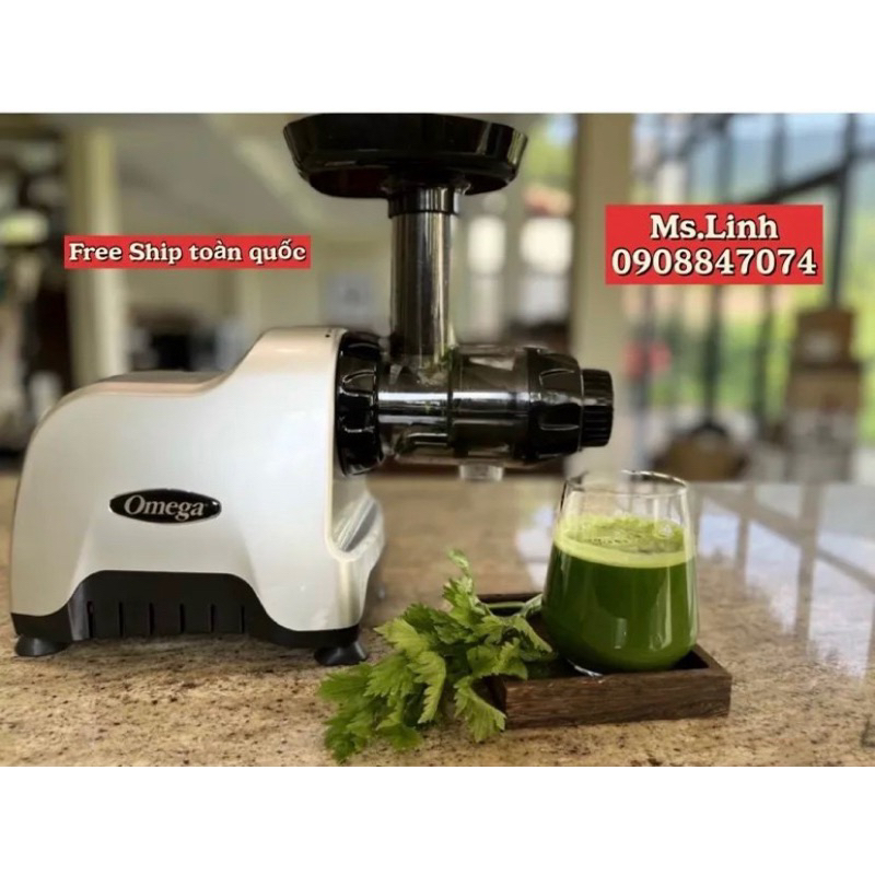 💥  Máy Ép Chậm Trục Ngang Omega CNC82 - Ép Trái Cây Hoa Quả và Rau❣️