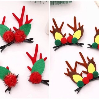 bờm tóc noel xinh cho bé