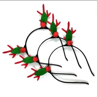 bờm tóc noel xinh cho bé
