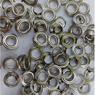 Khoen ore 14mm Khoen mắt cáo 14 ly Chân Cao 6mm Túi 100 cái Bằng Thau không gỉ Khuy mắt cáo bấm vải Phụ liệu may mặc