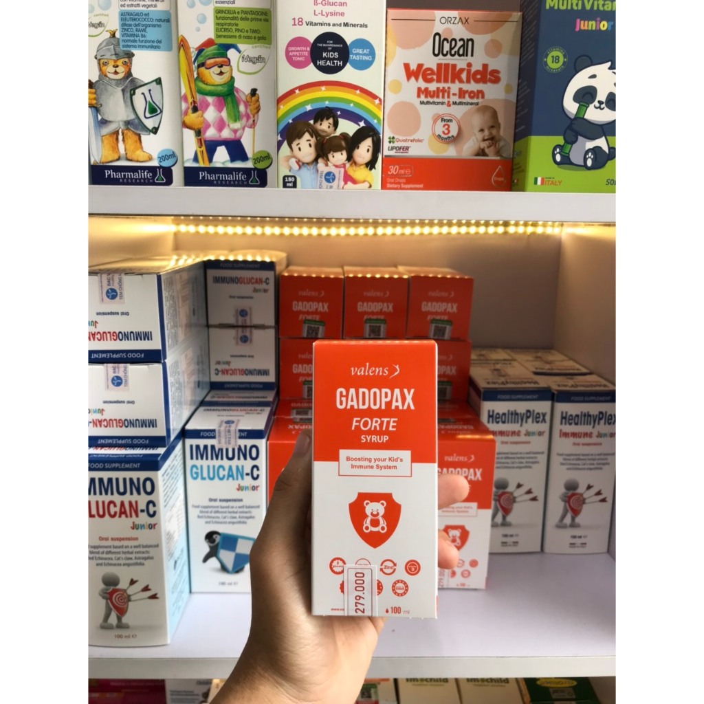 SIRO GADOPAX FORTE - Giúp Trẻ Tăng Cường Sức Đề Kháng, Giảm Ốm Vặt Hiệu Quả