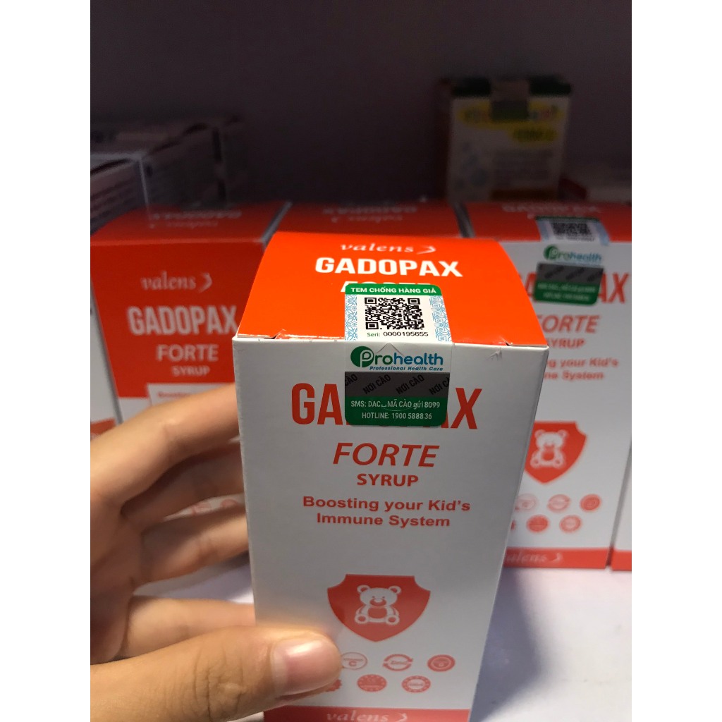 SIRO GADOPAX FORTE - Giúp Trẻ Tăng Cường Sức Đề Kháng, Giảm Ốm Vặt Hiệu Quả