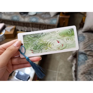 Giấy vẽ khổ dọc làm kẹp sách bookmark