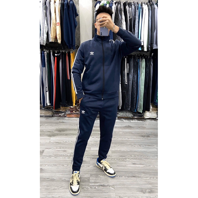 Bộ Thể Thao Nam Cao Cấp Vải Thun Nỉ Hàng Dày Dặn Co Dãn Xịn Xò