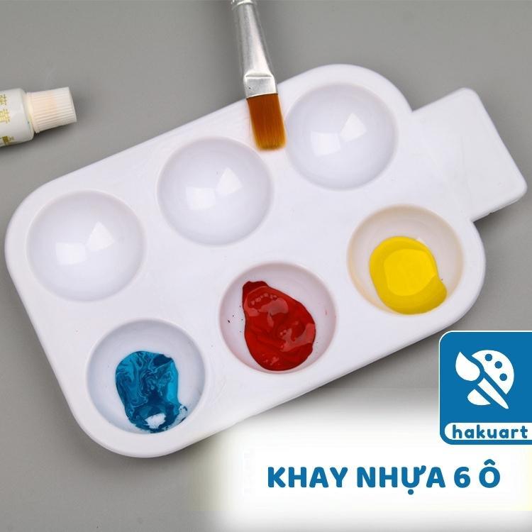 Khay Pha Màu Nhựa MONT MARTE Tròn  - Họa Cụ Hakuart
