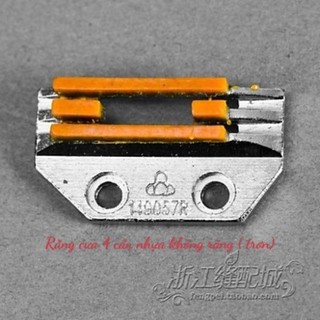 Răng cưa nhựa 4 cầu răng trơn