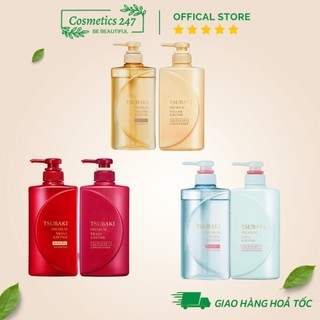 Combo gội xả - Dầu gội Tsubaki Dưỡng tóc bóng mượt & Phục hồi ngăn rụng tóc