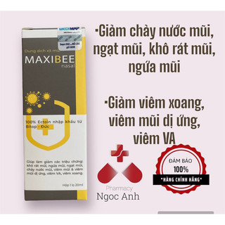 Xịt mũi Maxibee giảm sổ mũi, ngạt mũi, viêm mũi chai 20ml