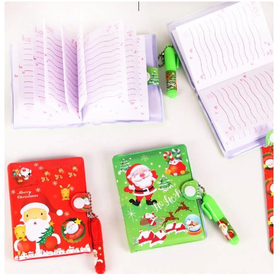 Sổ tay Noel kèm bút E-001