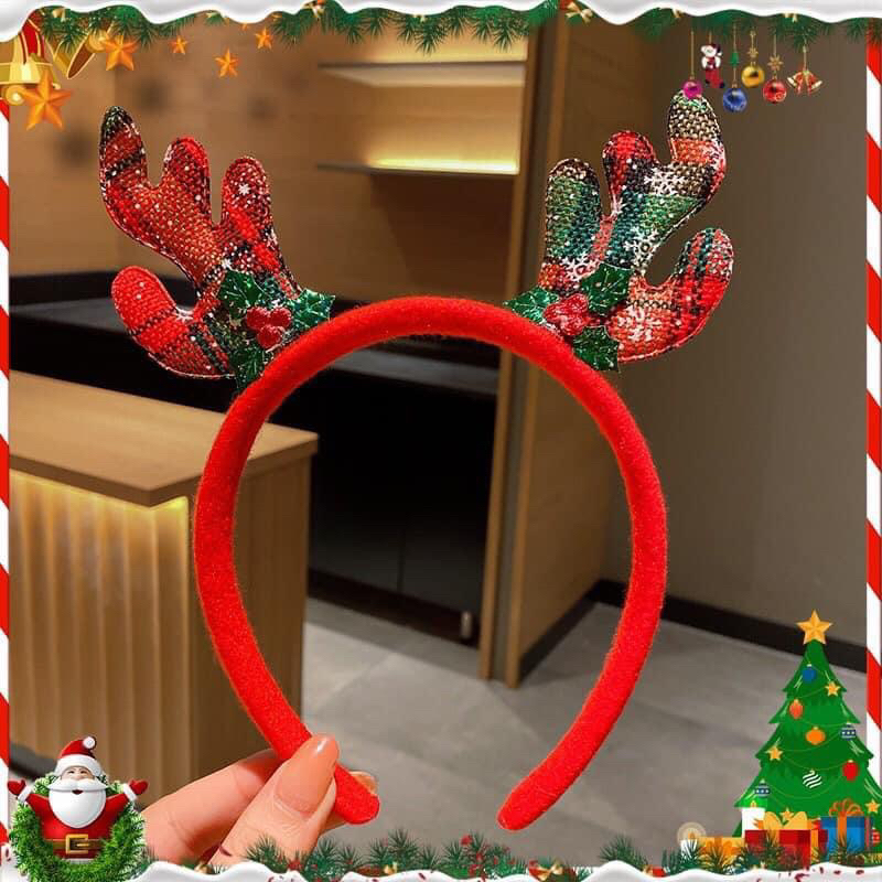 Bờm cài tóc noel