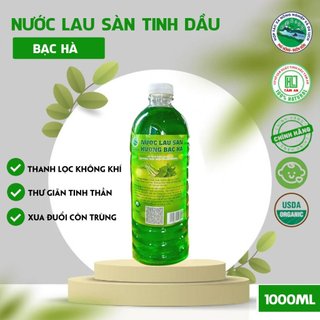 Nước lau sàn Tinh dầu Bạc Hà 1 lít