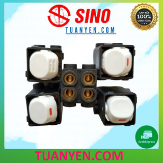 [Hỏa Tốc] CÔNG TẮC 4 CHÂN 20A - 1 CHỀU - 2 CHIỀU SINO HÀNG CHÍNH HÃNG - TUẤN YẾN