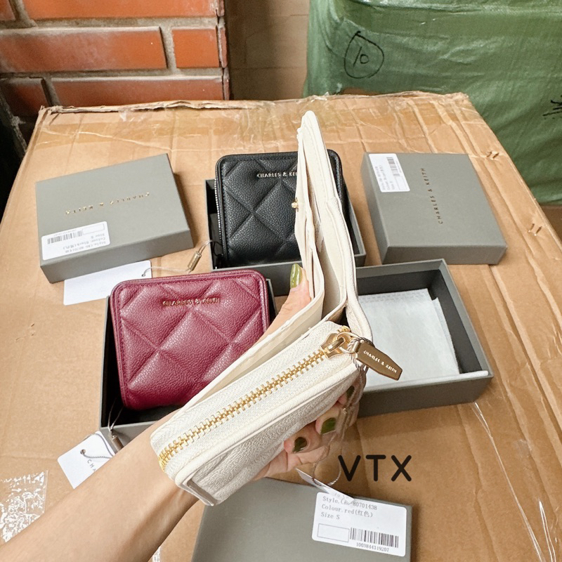 Ví gấp nữ cekayy ví trám nữ da sần hot new 2023 fullbox