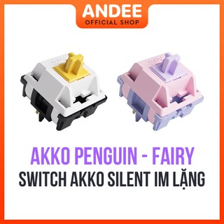Switch AKKO v3 Pro Penguin Fairy silent bán lẻ công tắc phím cơ im lặng có lube sẵn