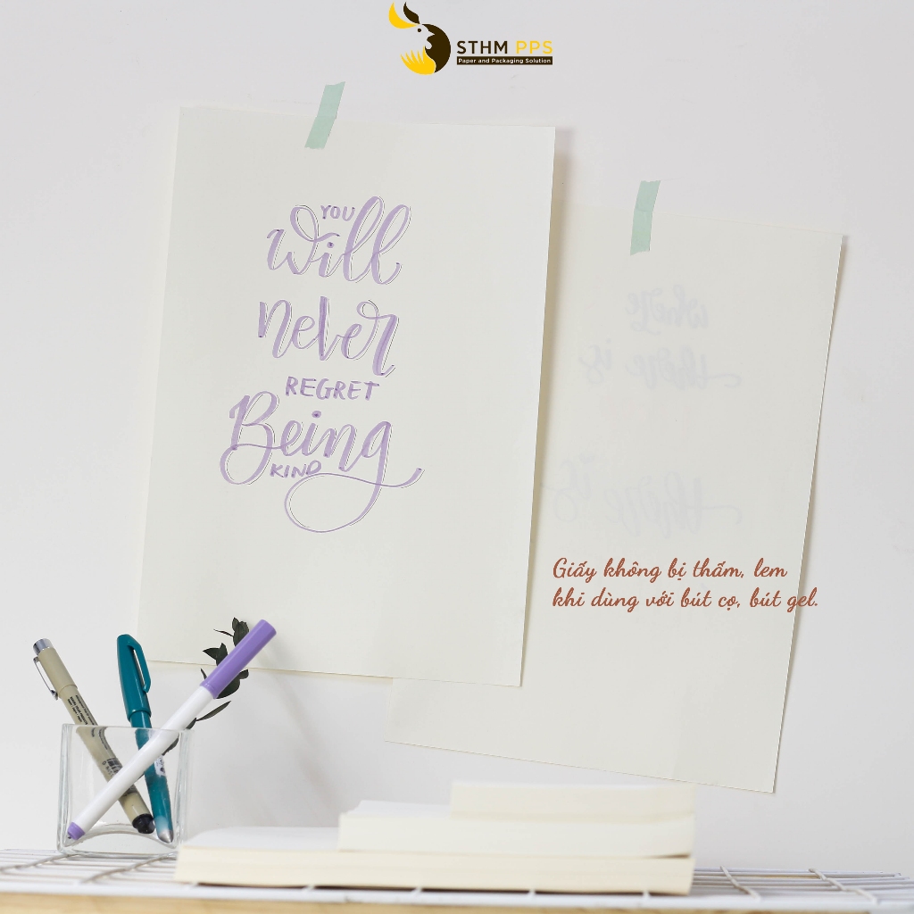 - 100 tờ giấy Ford Kem 80gsm, 100gsm - A4 A5 A6 cắt sẵn - Dùng in ấn, vẽ phác thảo, ghi chú - STHM
