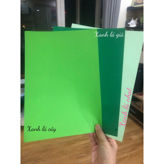 [20 TỜ] Giấy màu A4 định lượng 80gsm (không phải giấy bìa cứng)