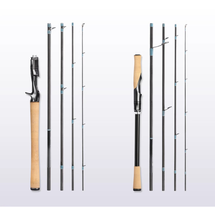 Cần câu máy ngang, máy đứng 5 khúc Tsurinoya Lure Valley - 2023 chuyên câu lure lóc, chẽm