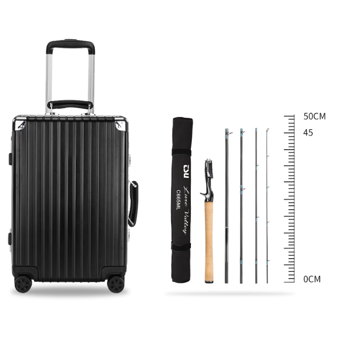 Cần câu máy ngang, máy đứng 5 khúc Tsurinoya Lure Valley - 2023 chuyên câu lure lóc, chẽm