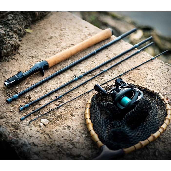 Cần câu máy ngang, máy đứng 5 khúc Tsurinoya Lure Valley - 2023 chuyên câu lure lóc, chẽm