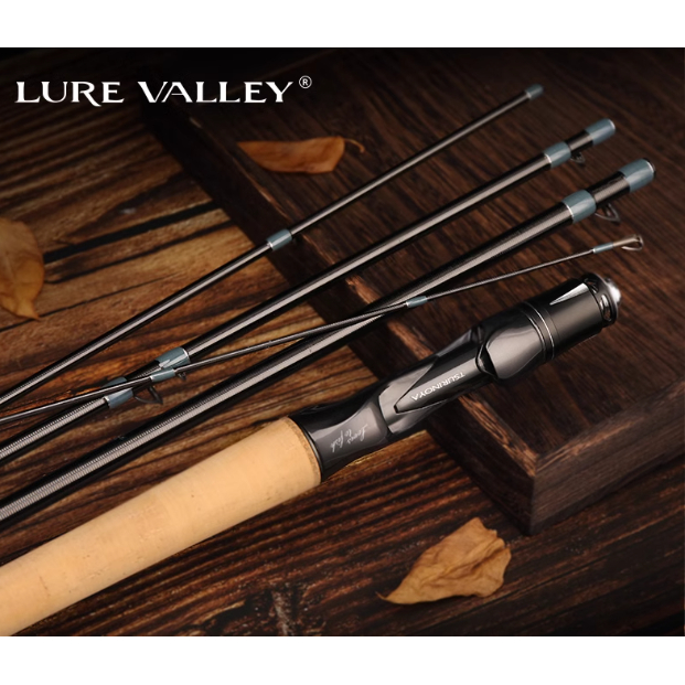 Cần câu máy ngang, máy đứng 5 khúc Tsurinoya Lure Valley - 2023 chuyên câu lure lóc, chẽm
