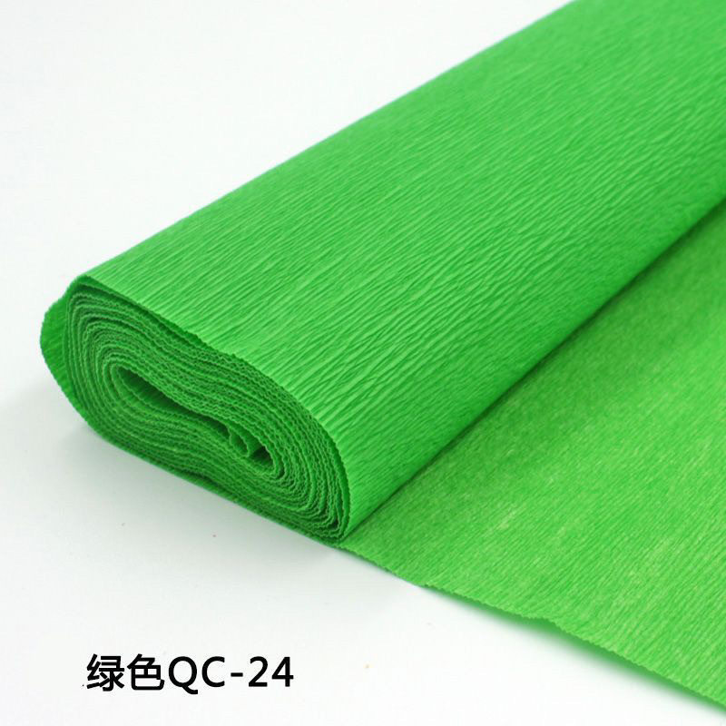 Cuộn Giấy Nhún Làm Hoa Đủ Màu- Giấy Nhăn Làm Hoa Mỹ Thuật 50cm*2,5m