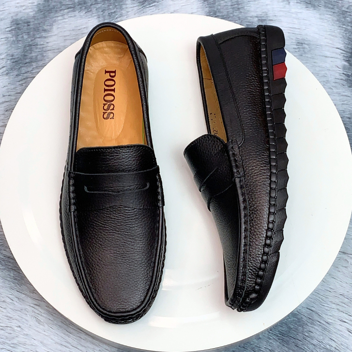 Giày lười nam da bò cao cấp, phong cách thanh lịch  đủ size 38-43