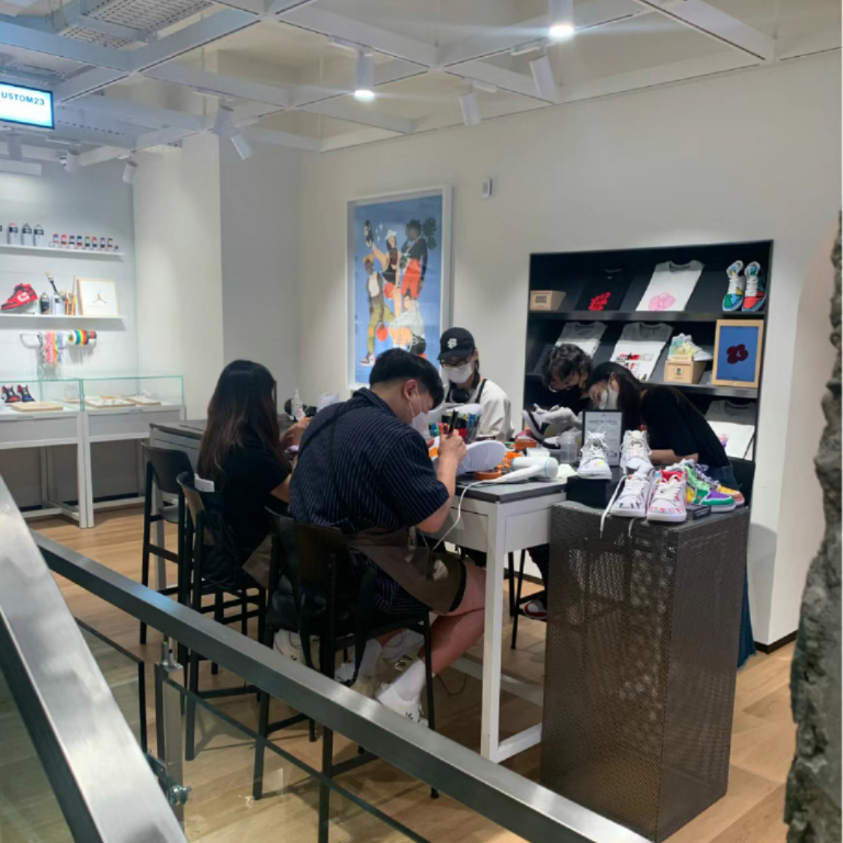 （Giầy nike chính hãng）giầy JORDAN panda giày thể thao UNISEX AJ1 LOWRetro Black chịu mài/loại kiểu thấp