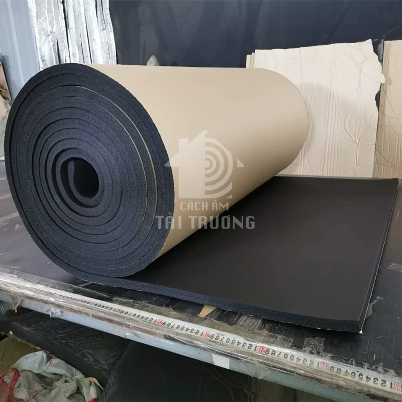 CAO SU 1CM CHỐNG CHÁY CHỐNG RUNG - 1 MẶT KEO