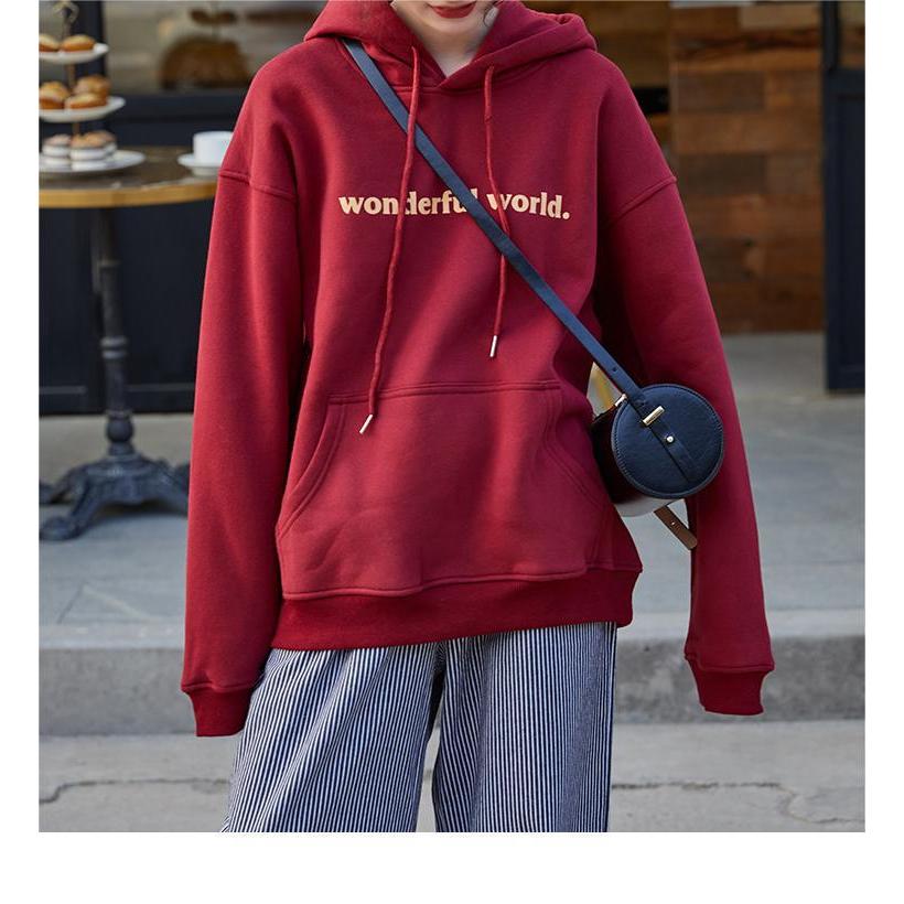 Áo hoodie zip unisex khóa dọc nỉ cotton lót bông có mũ form rộng basic bo tay siêu ấm thu đông DELIZ