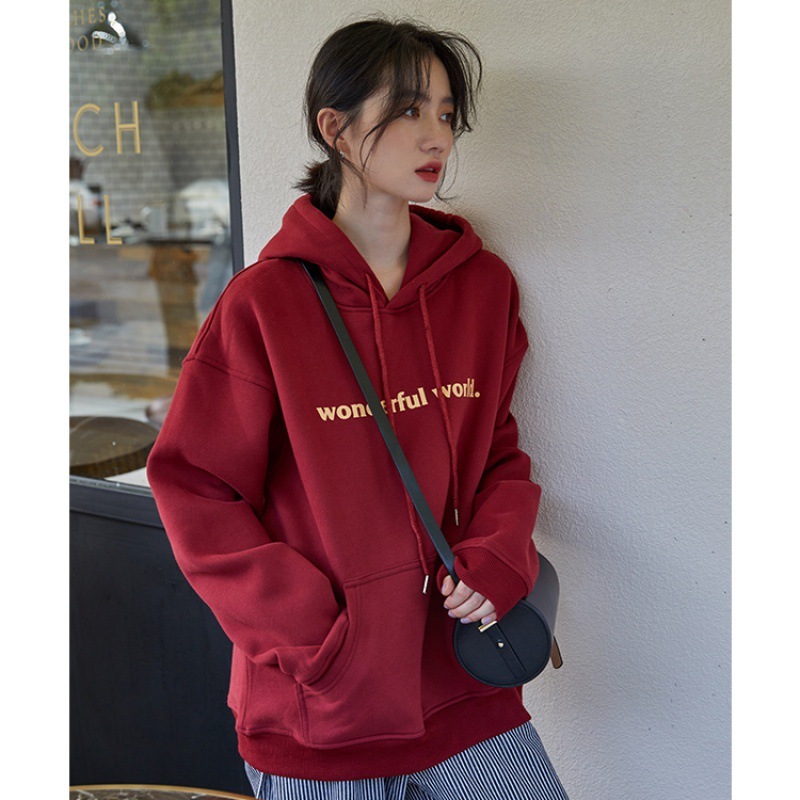 Áo hoodie zip unisex khóa dọc nỉ cotton lót bông có mũ form rộng basic bo tay siêu ấm thu đông DELIZ