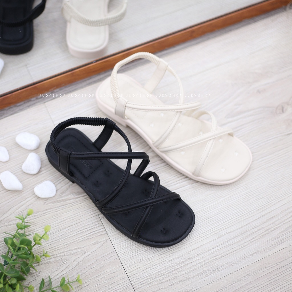 Giày Judy- Sandal Trệt CHAYE Quai Chéo 2p QCCC