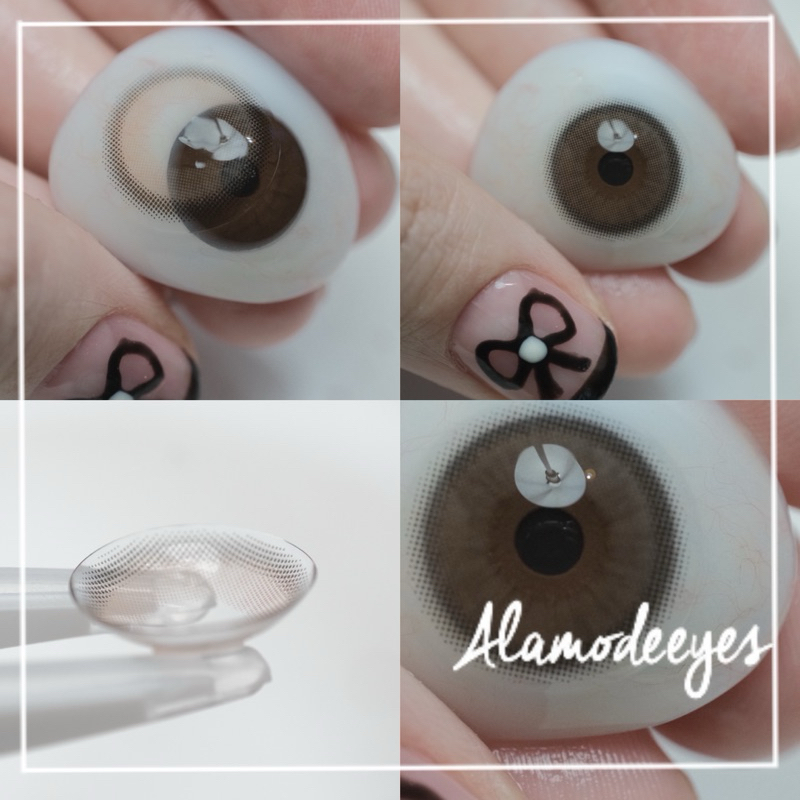 Lens nâu trà sữa mịn