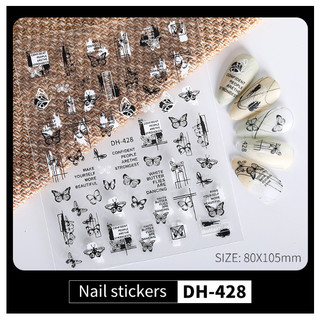 Sticker nail trang trí nail mã mới