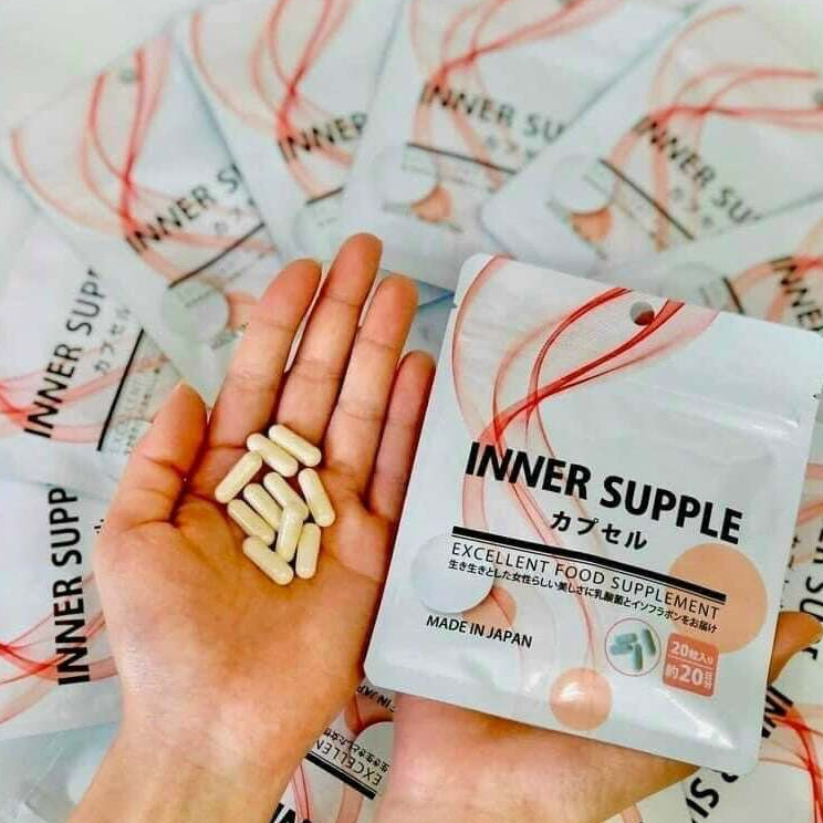 Viên uống phụ khoa Inner Supple cân bằng nội tiết tố nữ gói 20 viên Nhật Bản