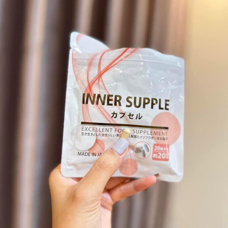 Viên uống phụ khoa Inner Supple cân bằng nội tiết tố nữ gói 20 viên Nhật Bản
