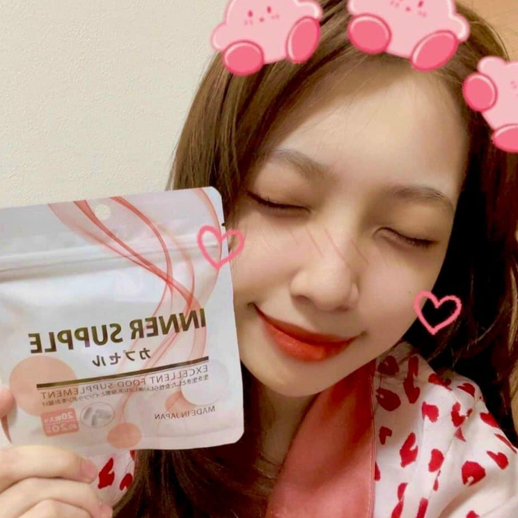 Viên uống phụ khoa Inner Supple cân bằng nội tiết tố nữ gói 20 viên Nhật Bản