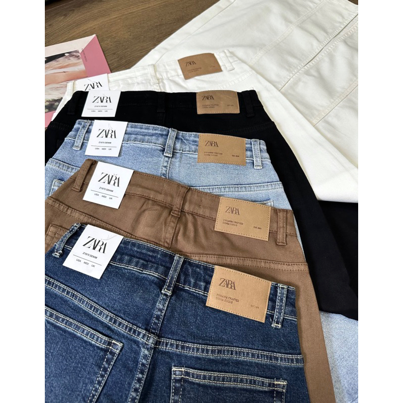 Chân váy midi gân xẻ trước ZR