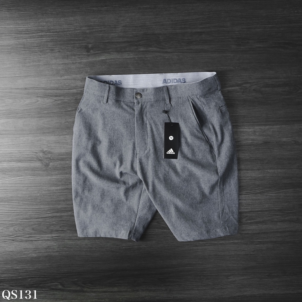 Quần Short Golf Nam Xi Dãn QS131 in logo phản quang sau túi- Thời Trang Hãng Adidas - Hàng VNXK- Châu Sport