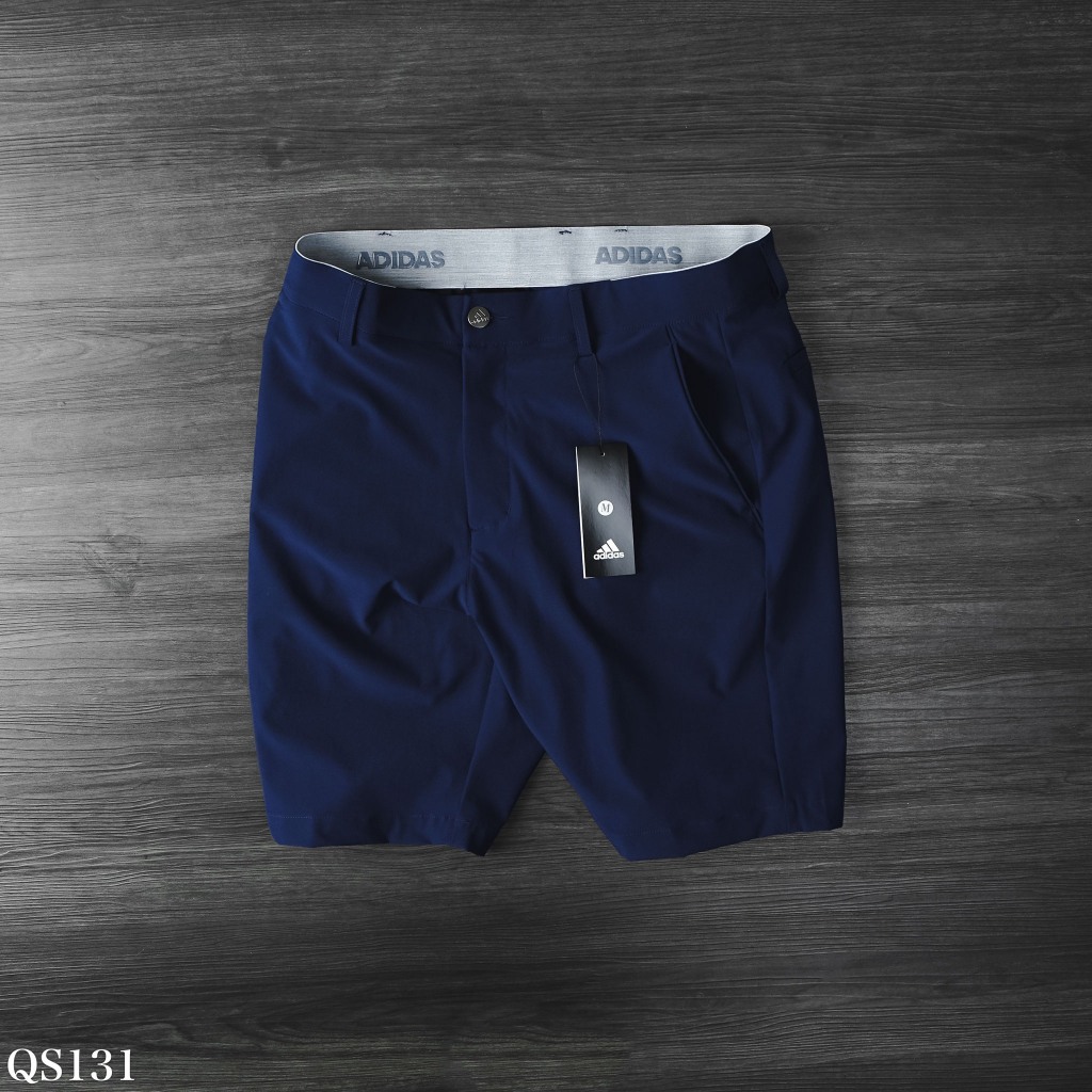 Quần Short Golf Nam Xi Dãn QS131 in logo phản quang sau túi- Thời Trang Hãng Adidas - Hàng VNXK- Châu Sport