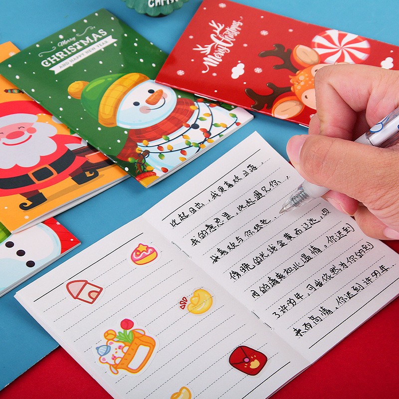 Sổ tay mini hình noel giáng sinh cute , quà tặng học sinh