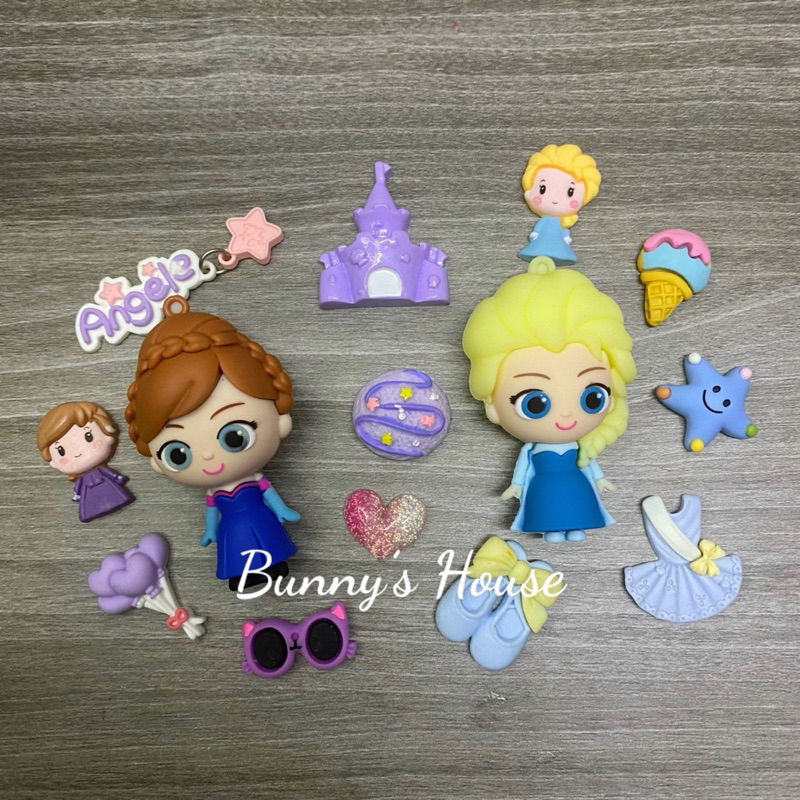 SET CHARM ELSA ANNA GẮN DÉP SỤC