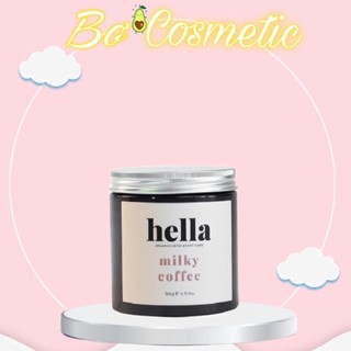Tẩy Tế Bào Chết Body Cà Phê Hữu Cơ 500g Hella Beauty Giúp Dưỡng Trắng Da Toàn Thân, Giảm Mụn Mờ Thâm - BƠ