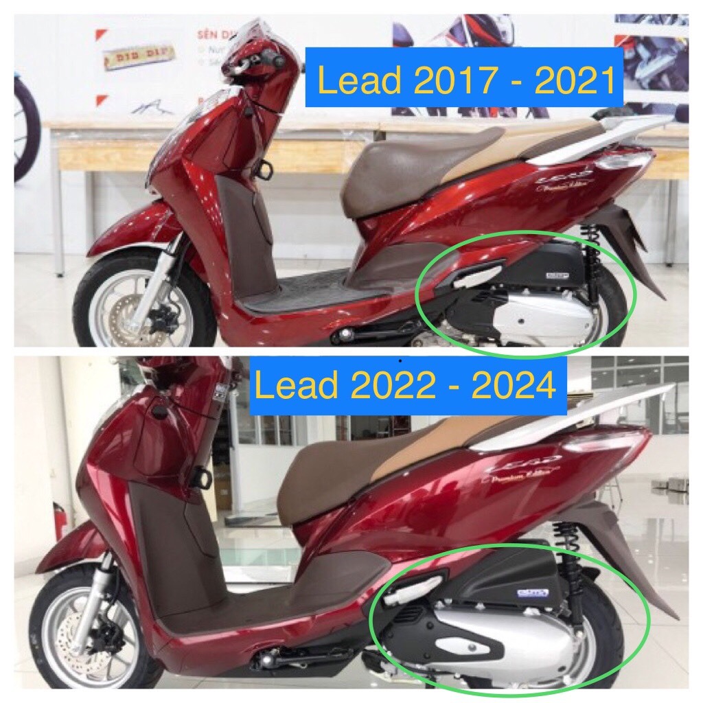 ỐP TAY DẮT SAU  DÙNG CHO ĐỜI XE LEAD 2017-2021 VÀ 2022 2023 2024  CROM / CACBON