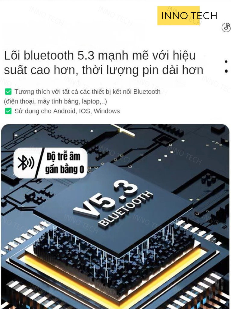 Tai Nghe Bluetooth Tai Nghe Nhét Tai Vô Hình Siêu Mỏng Không Để Lộ, Nghe Liên Tục 5 Tiếng, Công Nghệ IPX5 Chống Nước
