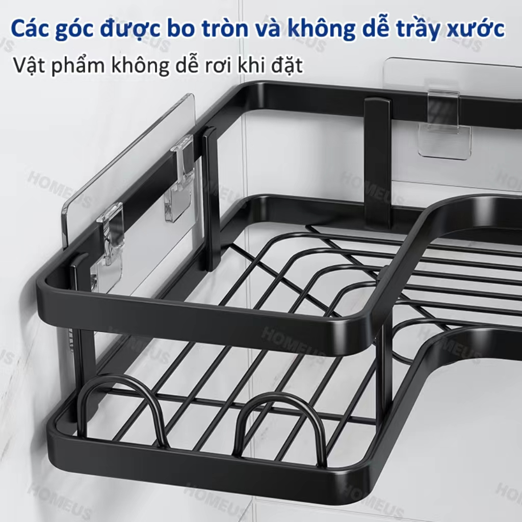 HOMEUS Giá lưu trữ phòng tắm HOMEUS Giá lưu trữ đa chức năng Tam giác