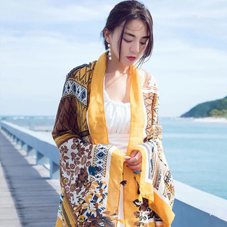 Khăn choàng linen thổ cẩm