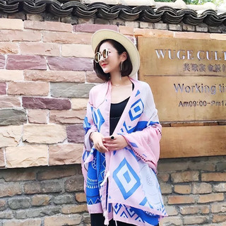 Khăn choàng linen thổ cẩm